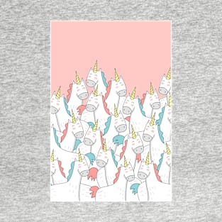 Unicorn Party - Pink T-Shirt